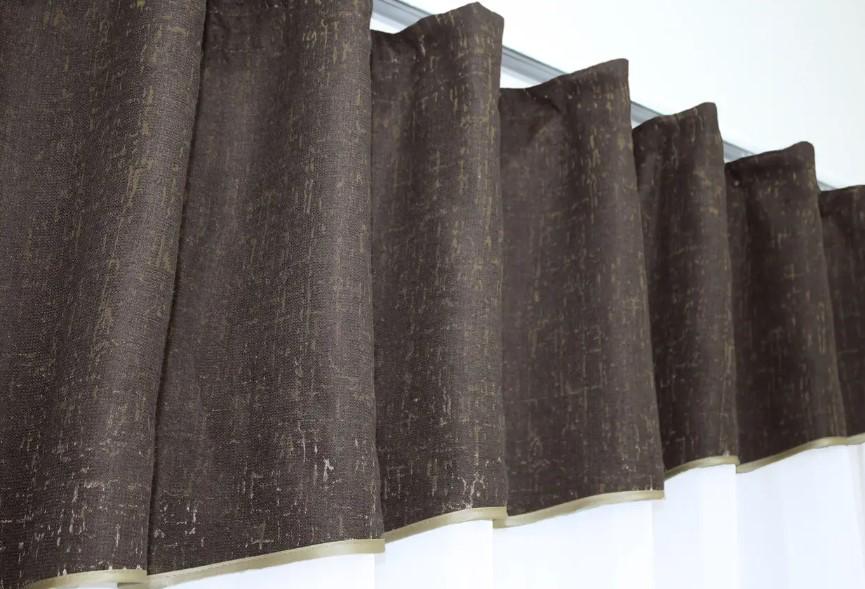 Занавеска кухонная шифон/лен 270х170 см Венге/Белый (047к) - фото 5 Занавеска кухонная шифон/лен 270х170 см Венге/Белый (047к) - фото 5