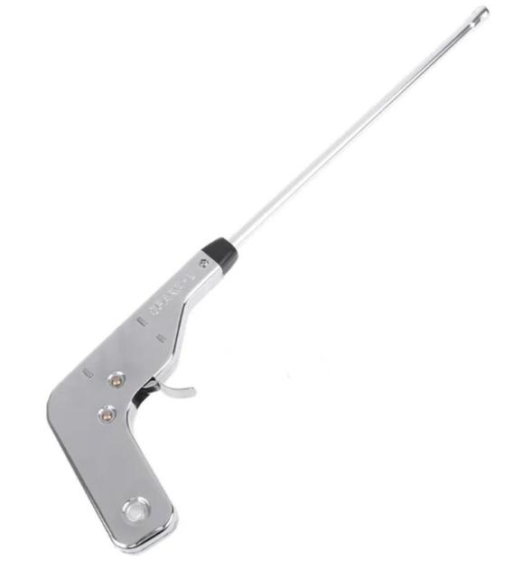 Зажигалка для газовых плит VL-LIGHT электронная без дозаправки из нержавеющей стали Серебристый (1981js)