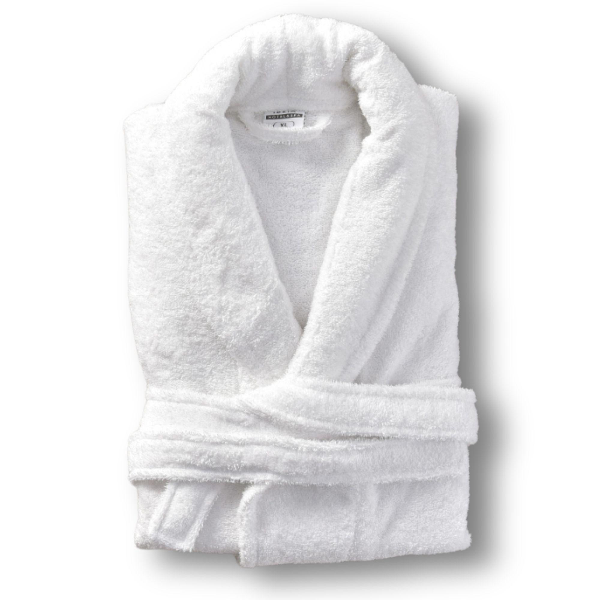 Халат махровый банный ТМ IDEIAхлопок 400 гр/м2 XL Белый