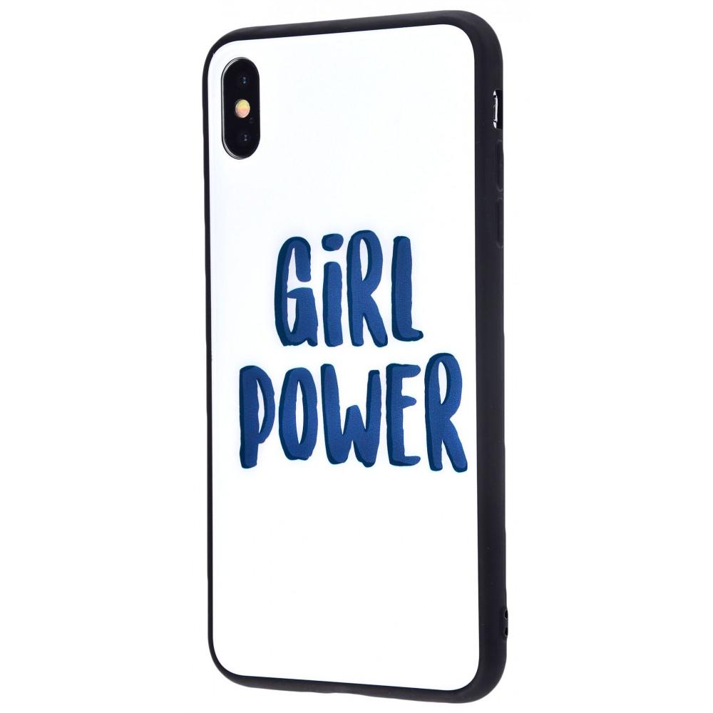 Чехол PRC Glass case My Style Glass/TPU для iPhone X/XS 18 с рисунком