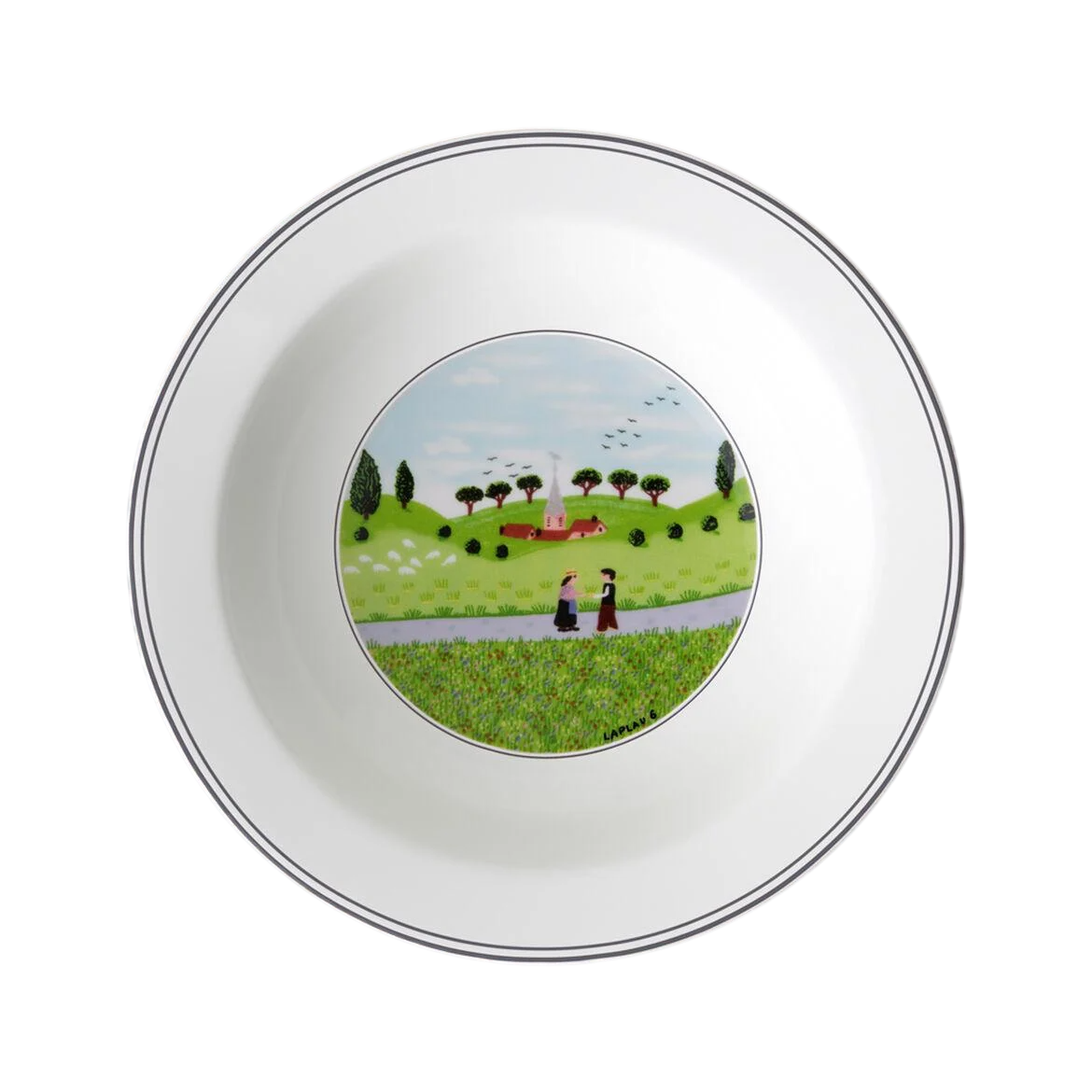 Тарелка для супа Villeroy & Boch Design Naif Meeting 20 см (1023372759)