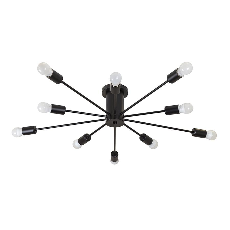 Люстра металлическая Levistella 7529901-10 BK без плафонов под лампы Е27 (106-16-LVS4715)