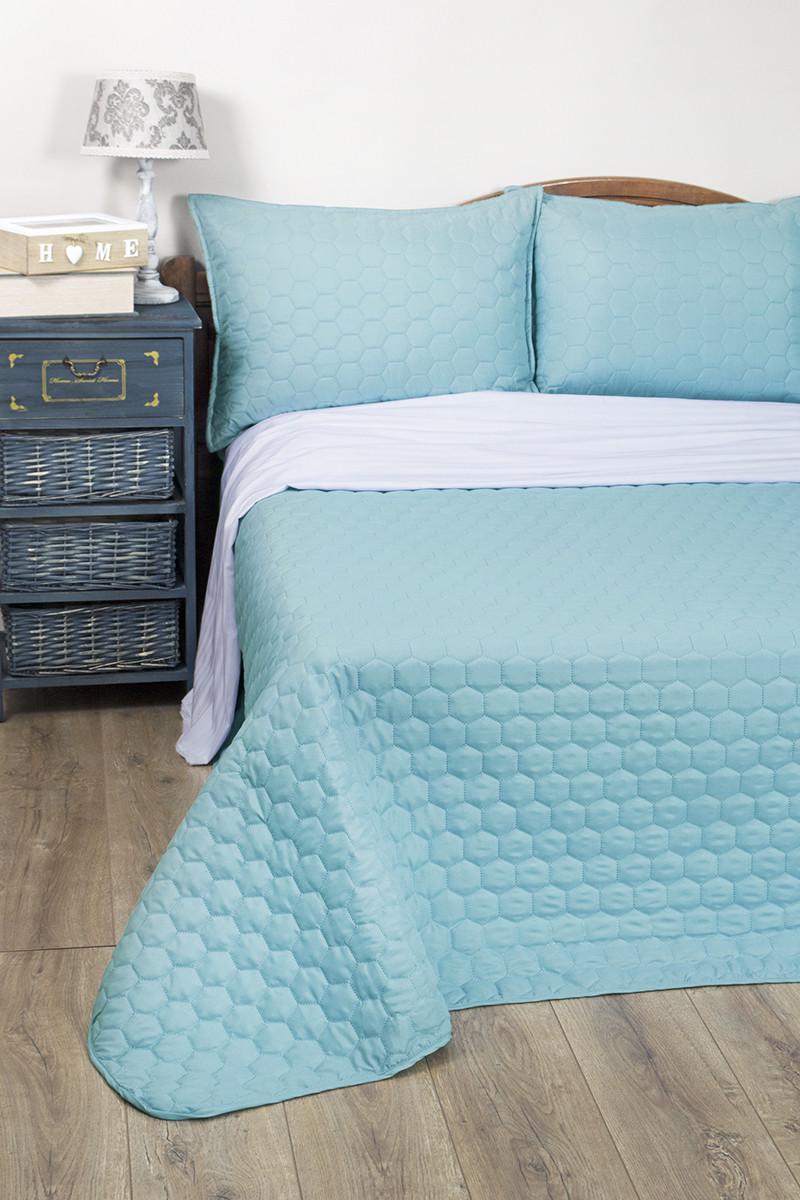 Покрывало Lotus Broadway Comb 200x220 см Аква (3929710)