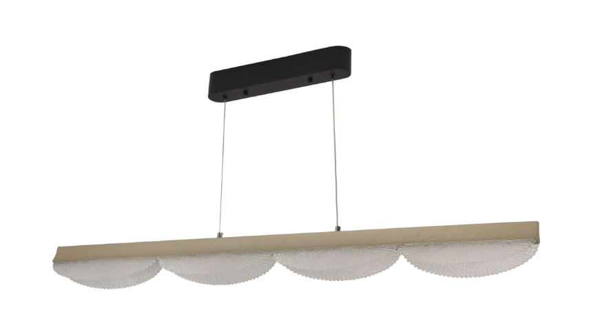 Люстра LED подвесная Valeso 52W W710xH320 мм Серебряный (LCD3176)