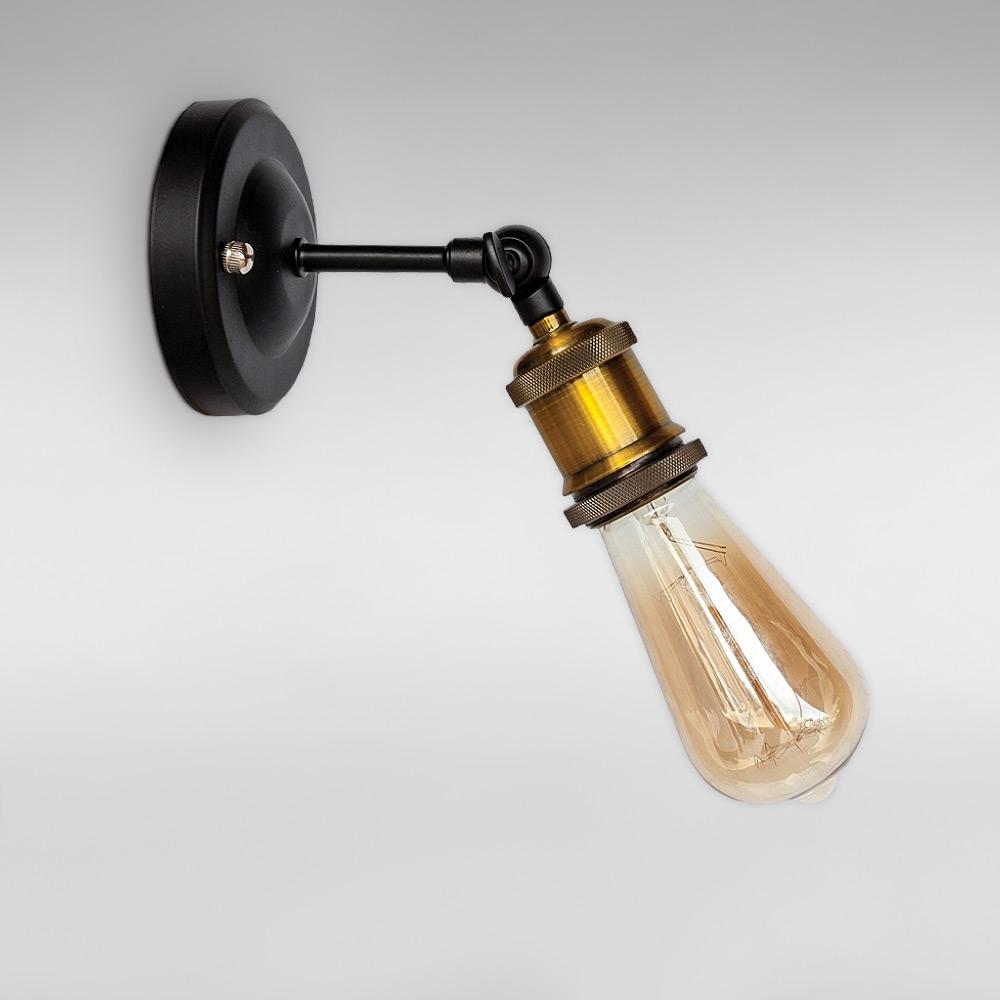 Светильник/бра настенный Light House LS-18719-1 Черный/Золотой/Cтарая медь
