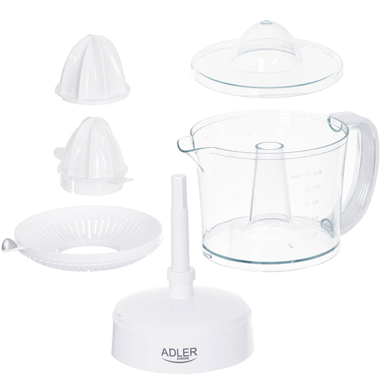 Соковыжималка для цитрусовых Adler AD 4009 60W 1 л White (AD4009) - фото 4 Соковыжималка для цитрусовых Adler AD 4009 60W 1 л White (AD4009) - фото 4