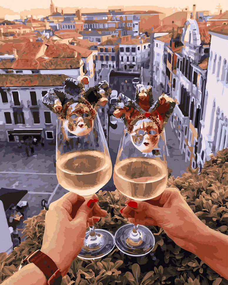 Картина по номерам Brushme Бокалы Венеции (GX27968)