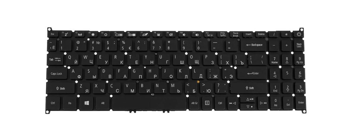 Клавиатура для ноутбука Acer Aspire A515-52 A515-52G с подсветкой клавиш (NK.I1513.0JB)