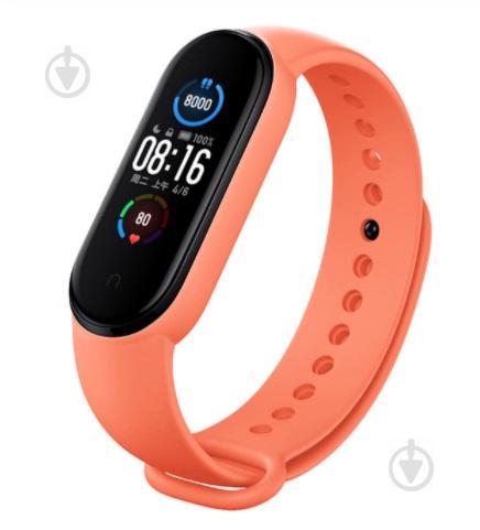 Ремешок для Mi Band 5 силиконовый Оранжевый BeWatch (1540607) Ремешок для Mi Band 5 силиконовый Оранжевый BeWatch (1540607)