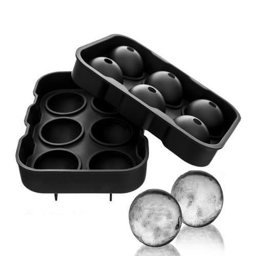 Форма для льоду силіконова Кульки 6 комірок 4,5 см Black (285091) - фото 3