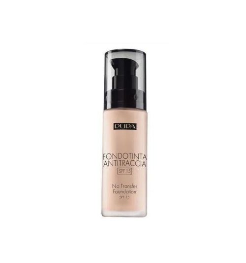 Тональна основа для обличчя Pupa No Transfer Foundation SPF15 002 Light Beige 30 мл (2190195947)
