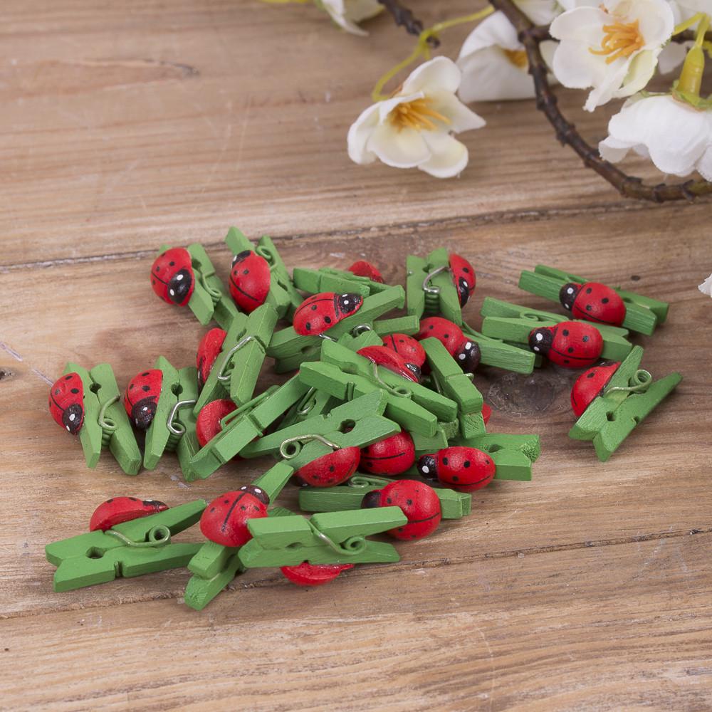 Прищепка Божьи коровки Зеленый (2587-2)