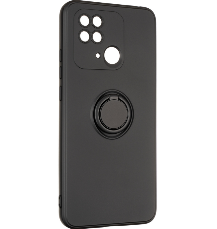 Чехол Gelius Ring Holder Case для Xiaomi Redmi 10c Black - фото 2 Чехол Gelius Ring Holder Case для Xiaomi Redmi 10c Black - фото 2