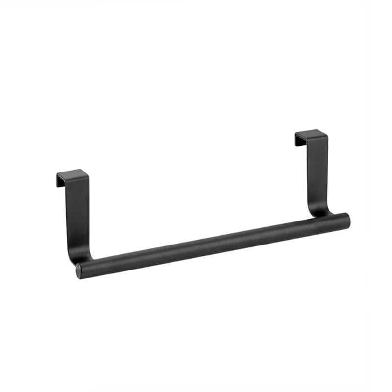 Тримач для рушника на дверцята меблів S 23х6 см Чорний