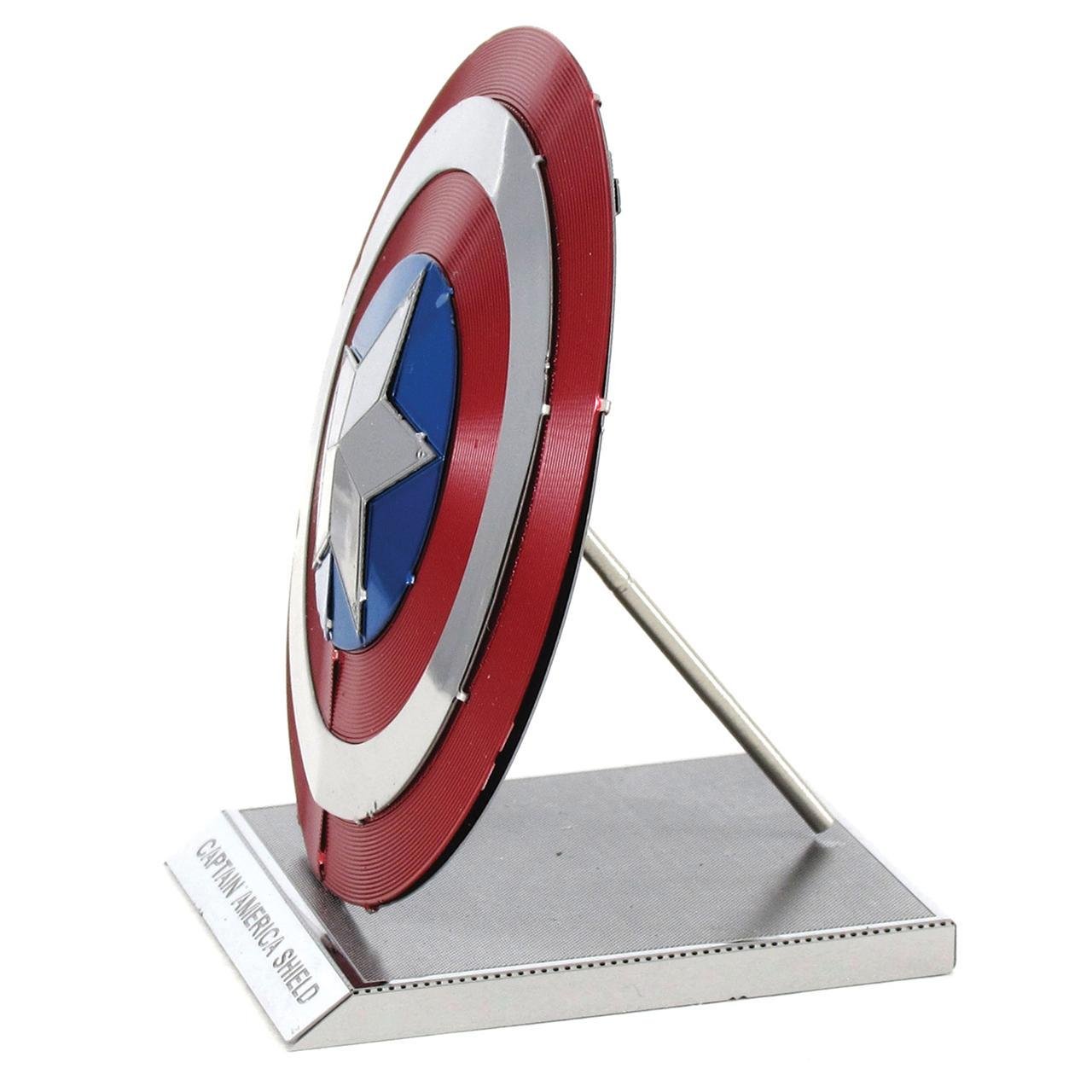 Конструктор металлический Metal Earth Marvel Captain America's Shield MMS321 (52560839) - фото 3