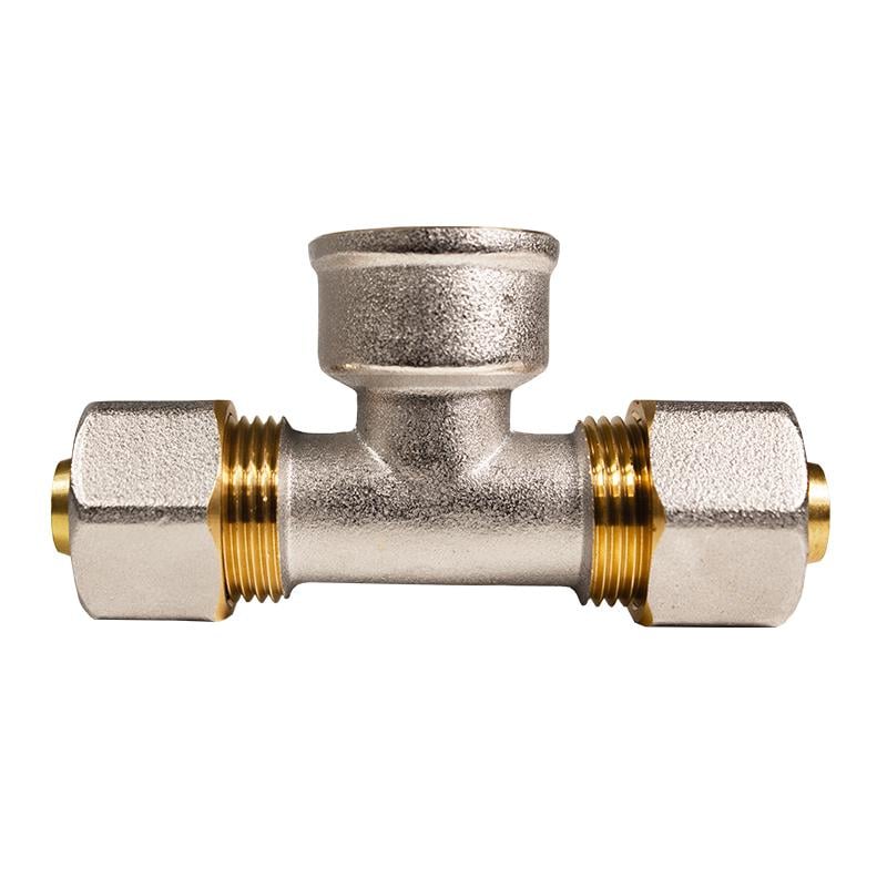 Тройник металлопластиковый разборный REMI РО 16х1/2 (66537)