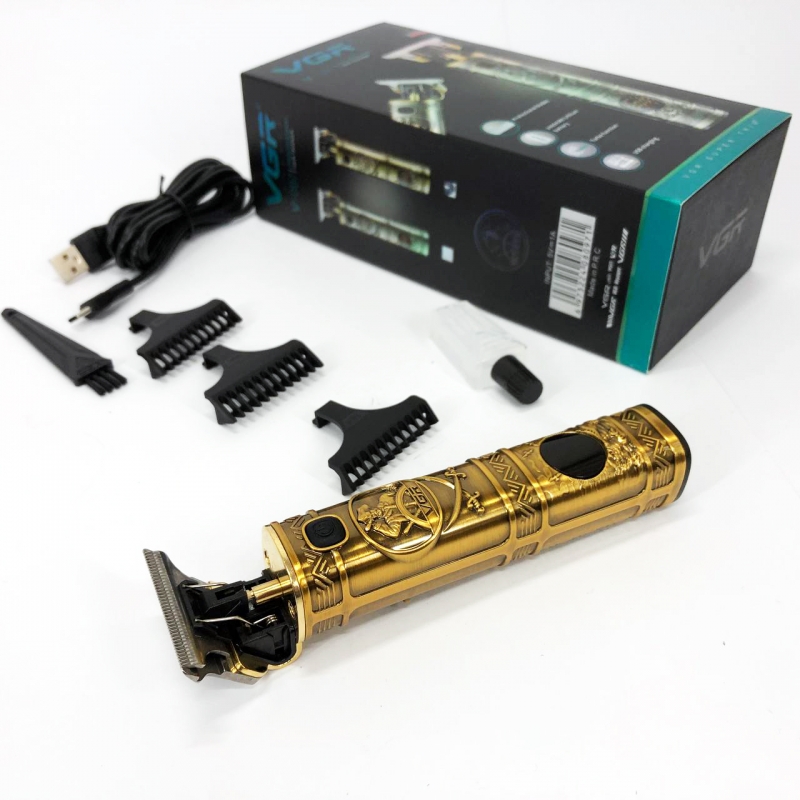 Машинка для стрижки VGR V-097 акумуляторна 3W Gold (tf5478) - фото 2