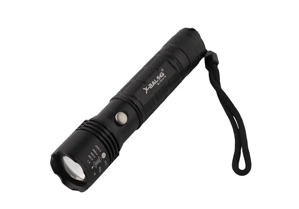 Фонарик аккумуляторный X-Balog BL-T612-T6 алюминиевый (L-056)