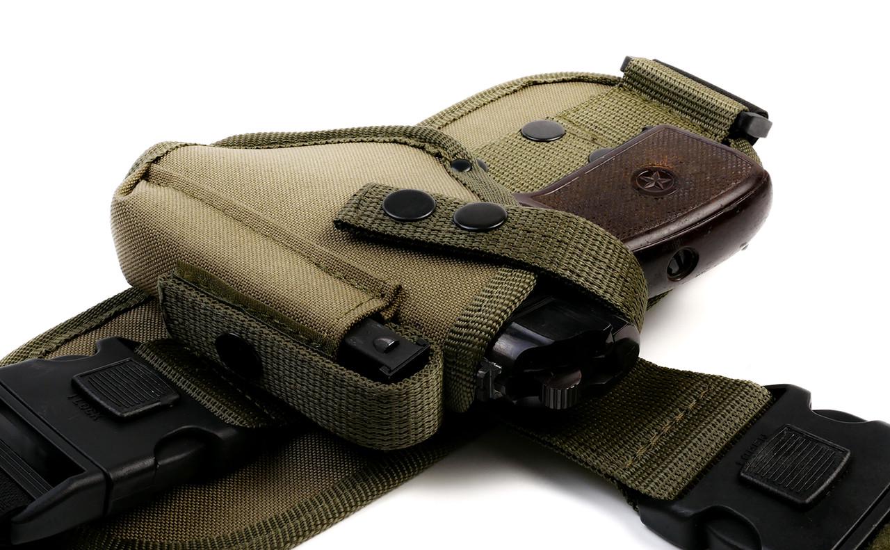 Кобура набедренная Beneks ПМ Олива (1842772053) - фото 5 Кобура набедренная Beneks ПМ Олива (1842772053) - фото 5