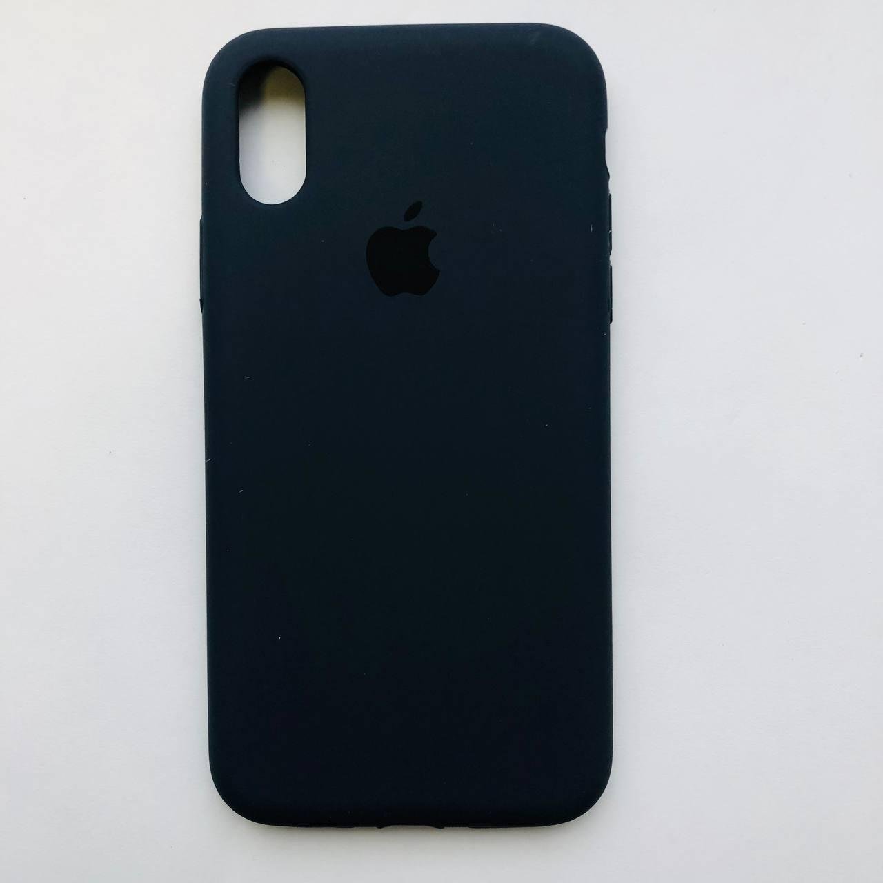 Чехол Silicone Case для Apple iPhone X, XS Midnight Blue