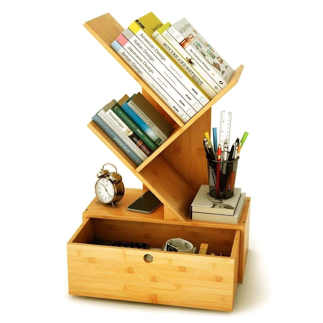 Полка книжная настольная из дерева Амазон Карри (КПА-017003)