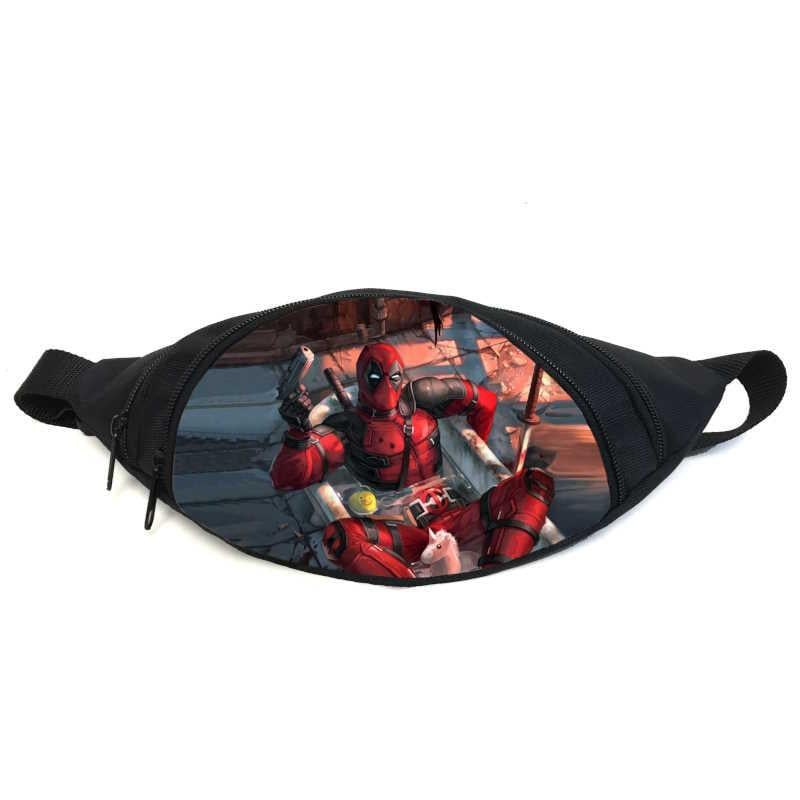 Поясная сумка-бананка Cappuccino Toys Дэдпул GB-deadpool 03 Черный (2399979996)