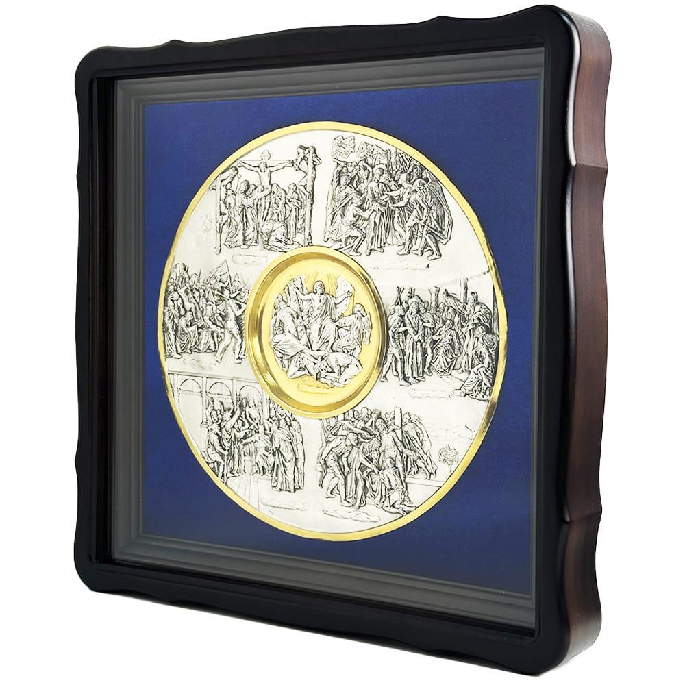 Ікона Христової пристрасті посріблена (101000010830)