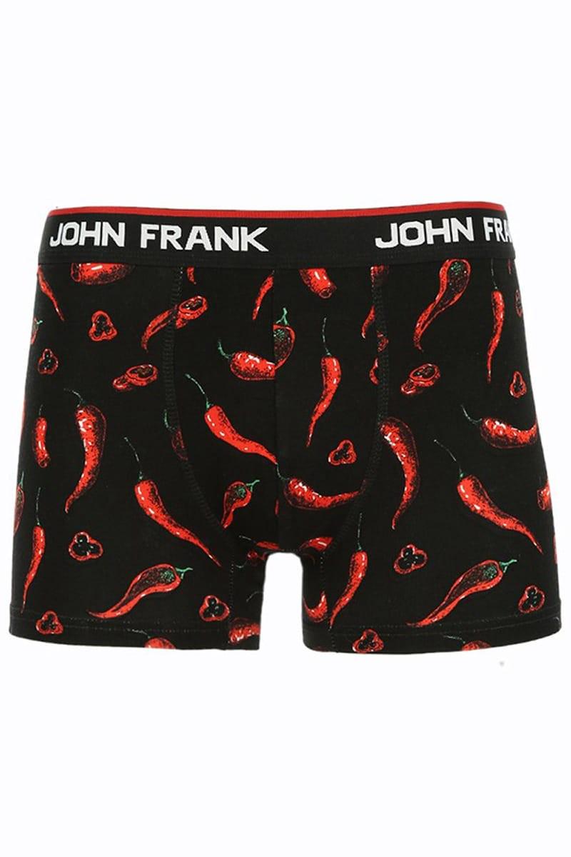 Трусы боксеры John Frank р. 54/2XL Черный (66320)