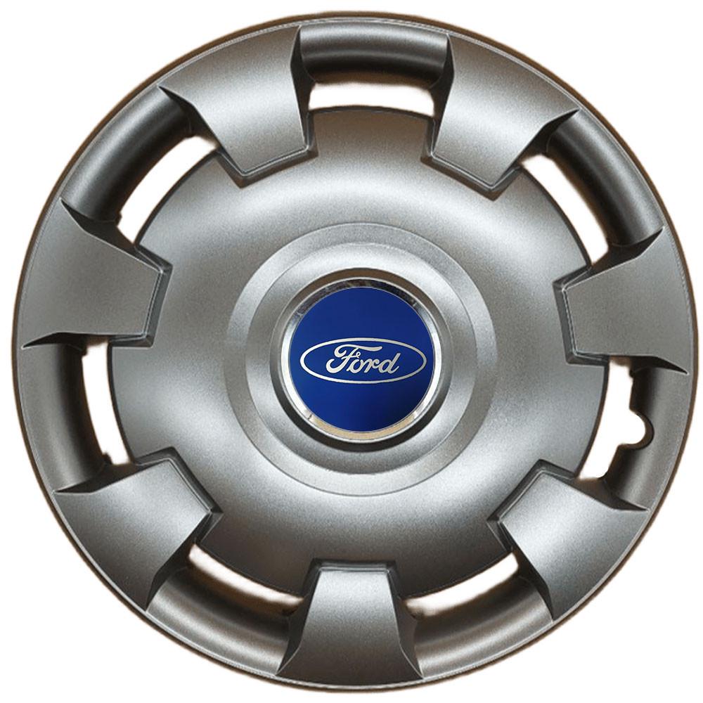 Колпаки SJS 111 с логотипом Ford 4 шт. R13 Серебряный (2789080788)