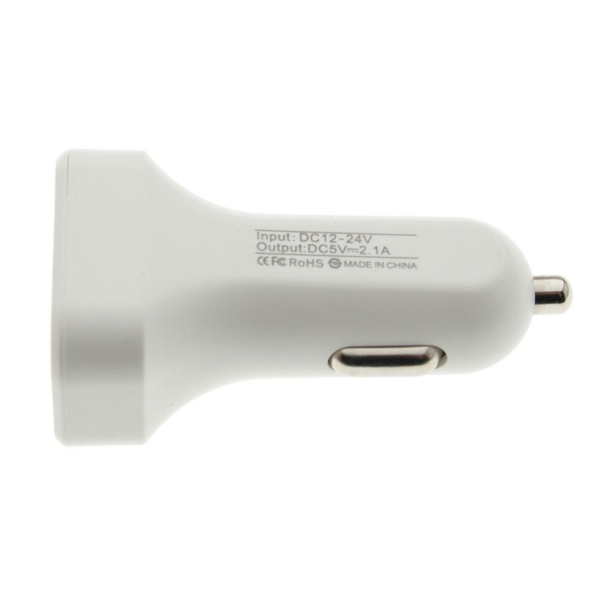 Зарядное устройство автомобильное WUW C70 Car Charger 2 USB 2.1 A White (03630) - фото 3