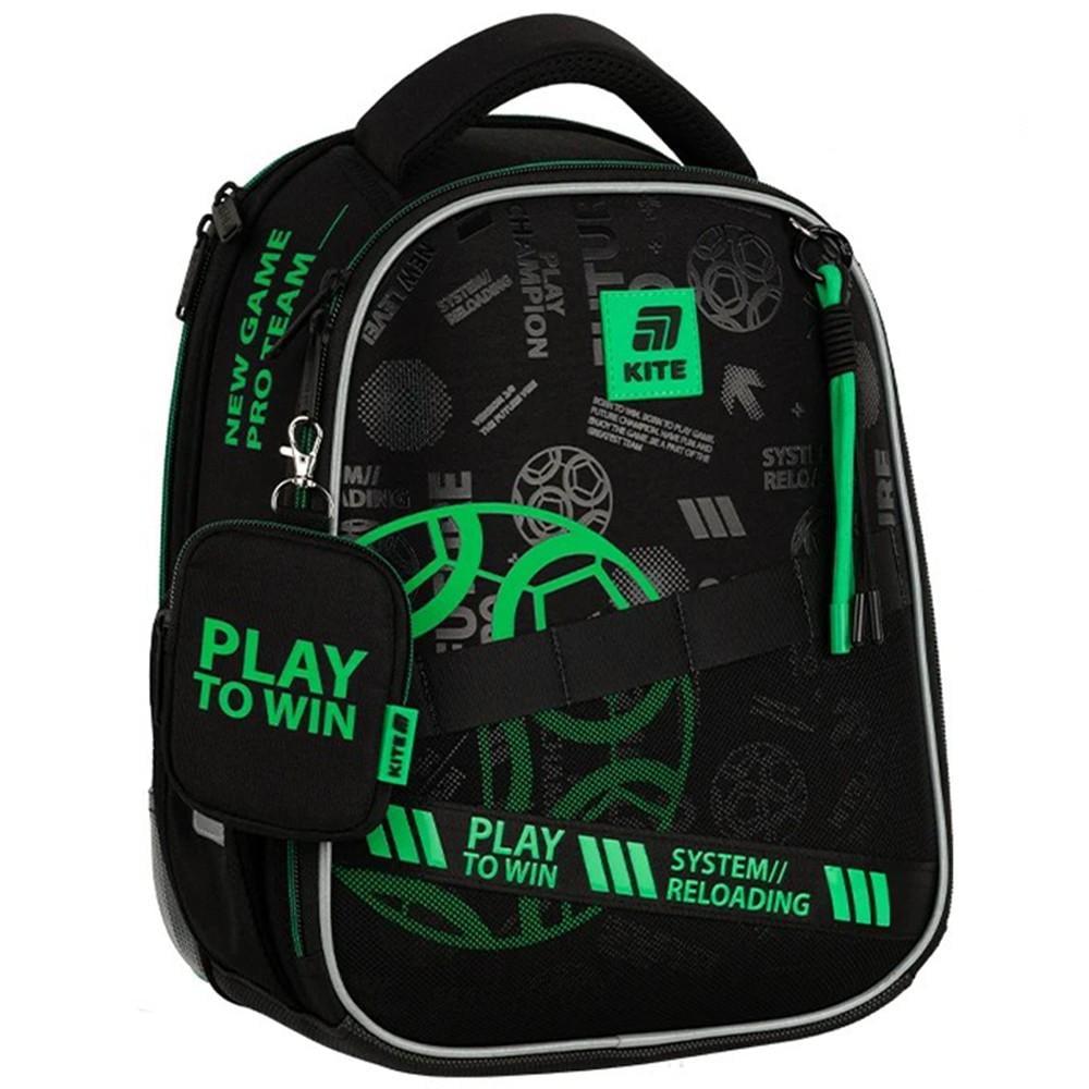 Школьный рюкзак каркасный KITE Education Play and Win (K25-555S-2)