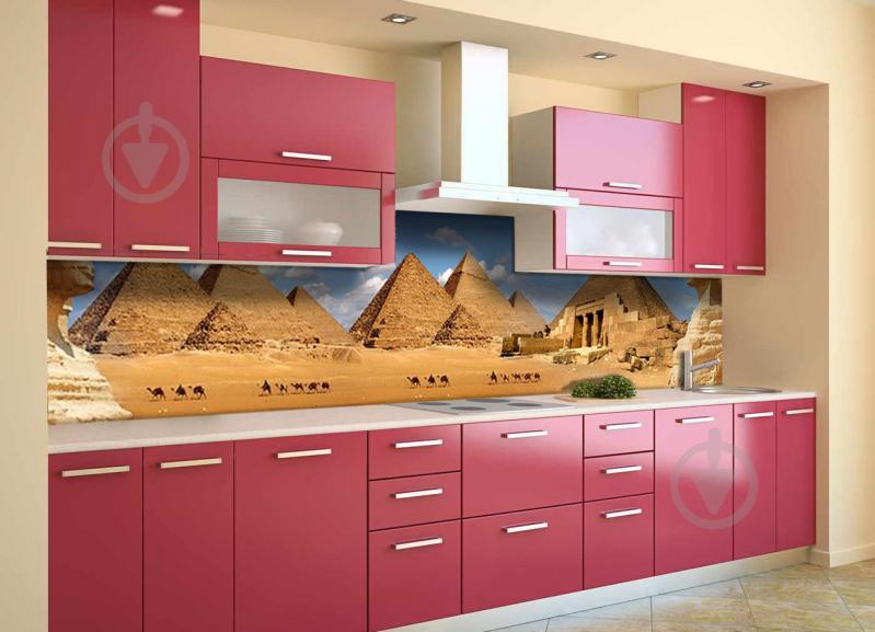 Скинали на кухню Zatarga «Египетские Пирамиды» 600х2500 мм виниловая 3Д наклейка кухонный фартук самоклеящаяся Z180838 Скинали на кухню Zatarga «Египетские Пирамиды» 600х2500 мм виниловая 3Д наклейка кухонный фартук самоклеящаяся Z180838