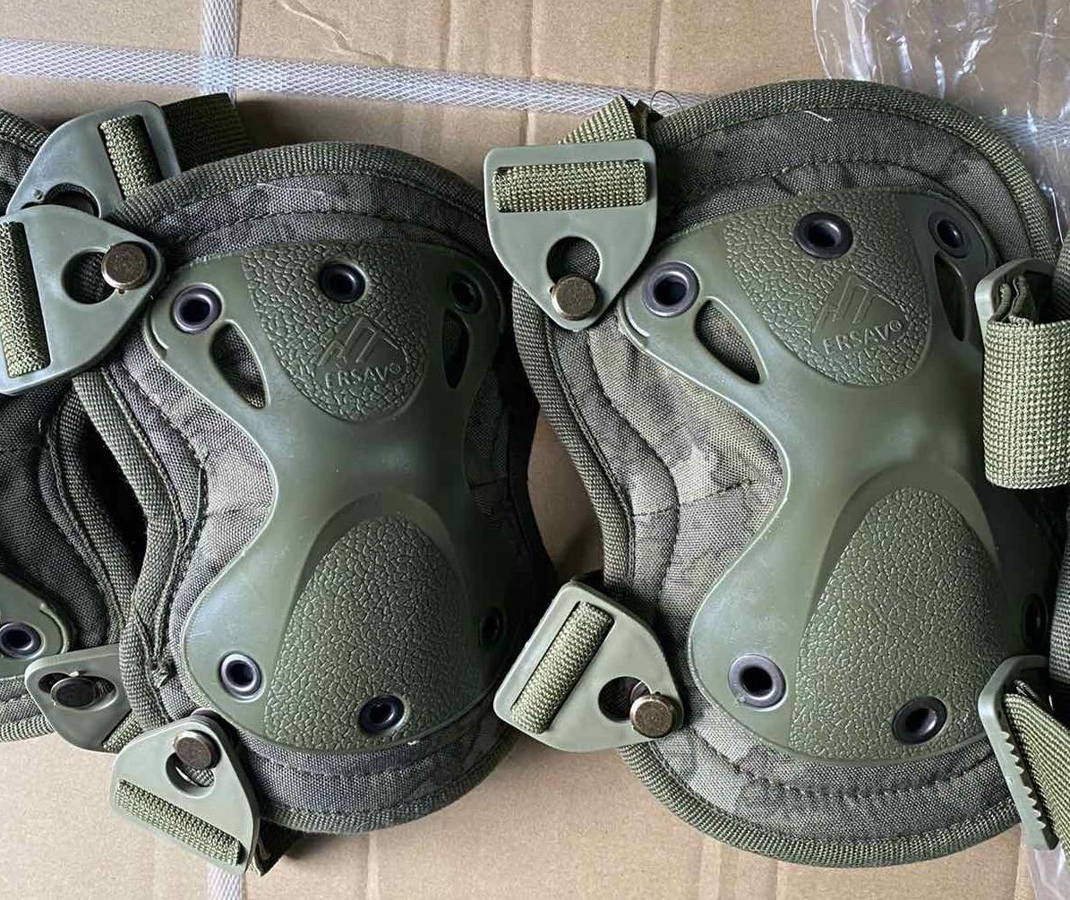 Комплект защиты наколенники и налокотники ERSAV Oxford 800D Камуфляж - фото 4
