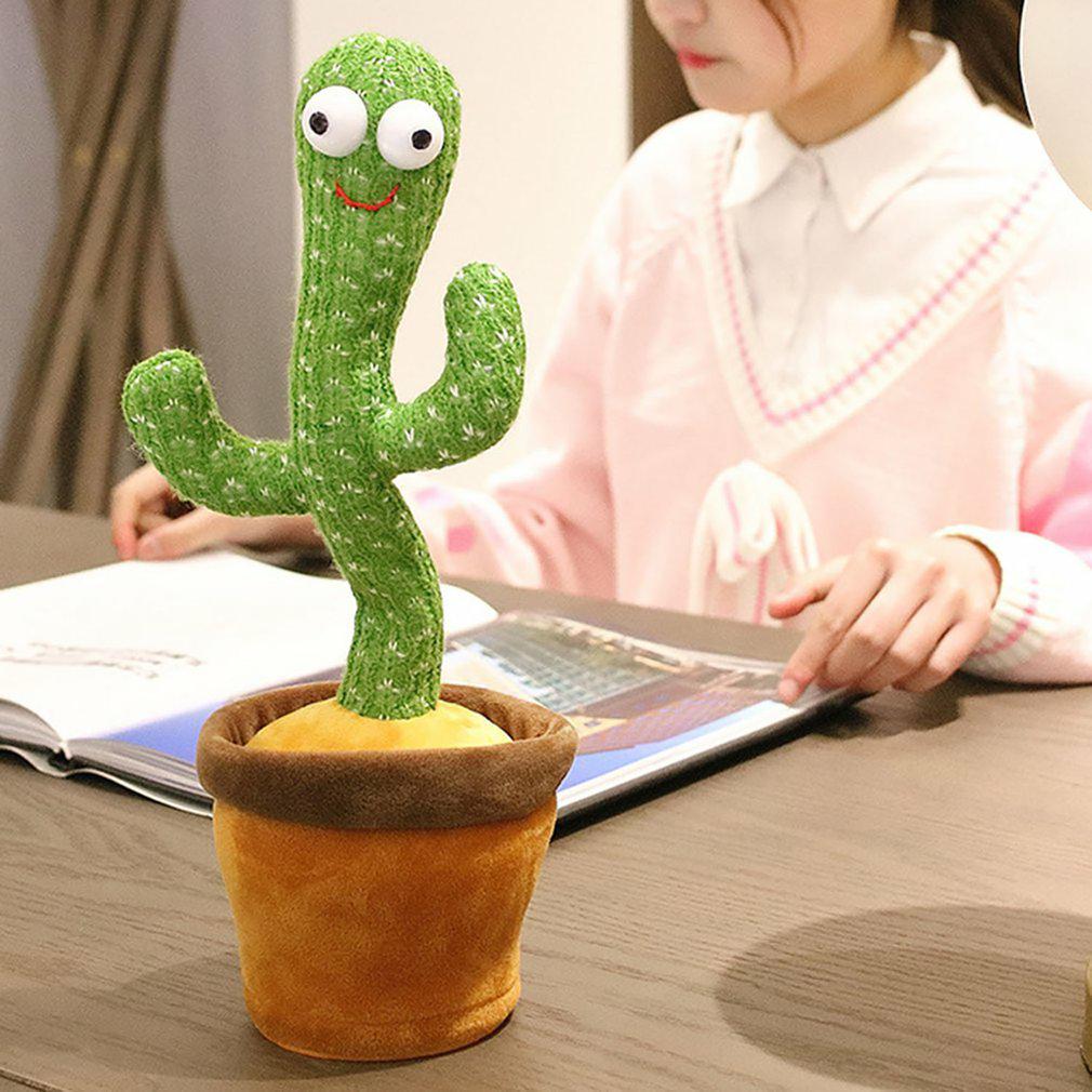 Игрушка кактус Dancing Cactus TikTok 120 песен с подсветкой - фото 4 Игрушка кактус Dancing Cactus TikTok 120 песен с подсветкой - фото 4