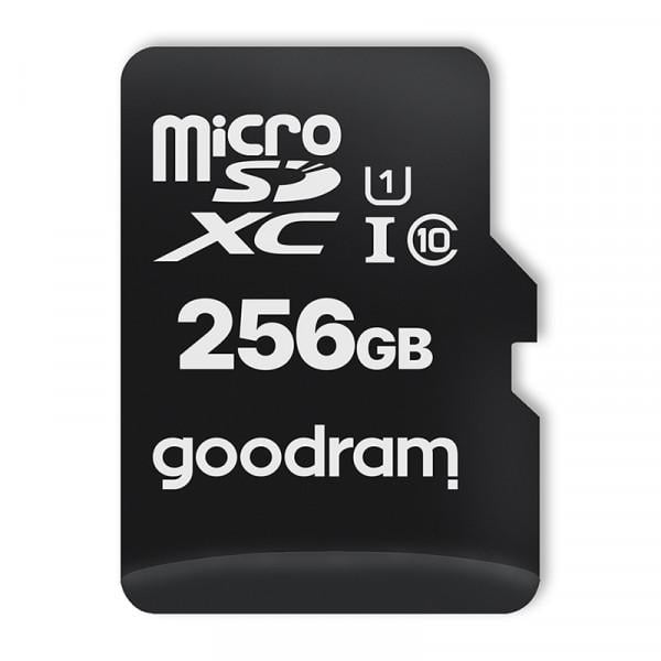 Карта памяти GoodRAM M1AA-2560R12 XC 256 Gb SDXC class 10 UHS I U1 Retail adapter (579059) - фото 2