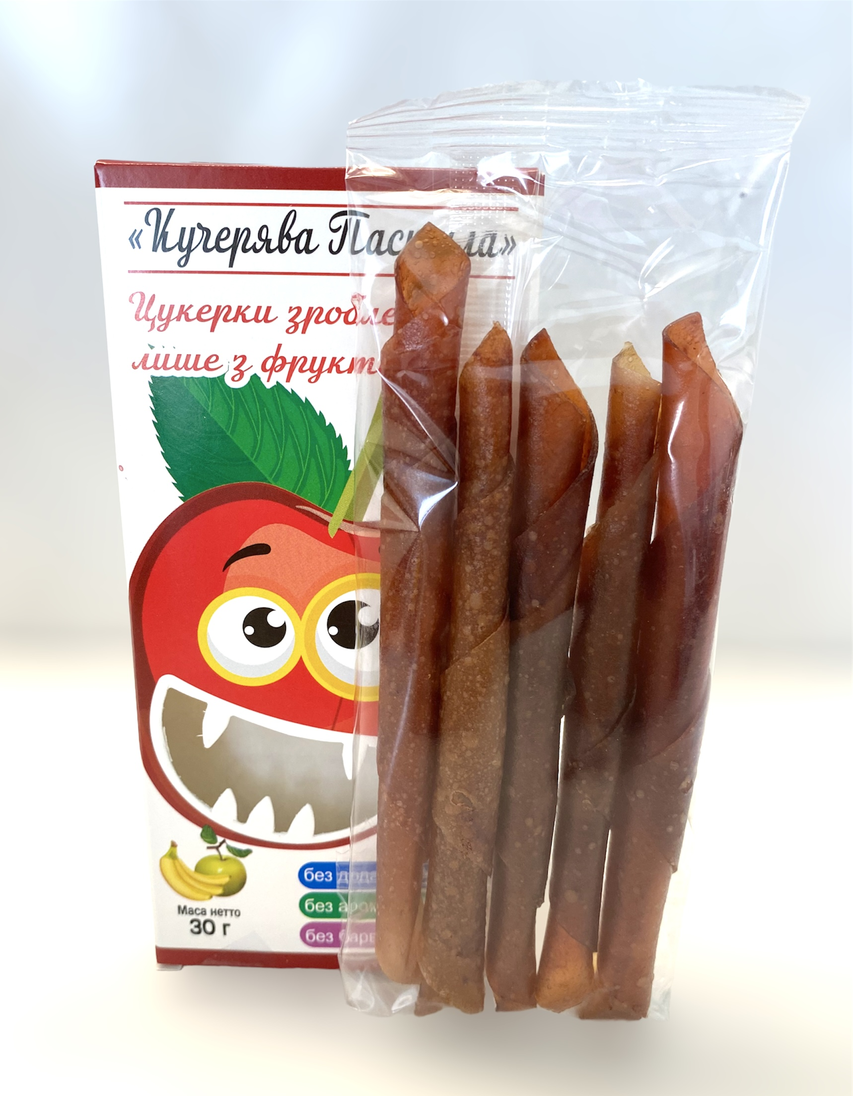 Натуральні цукерки Кучерява Пастила з вишнею 30 г - фото 2 Натуральні цукерки Кучерява Пастила з вишнею 30 г - фото 2