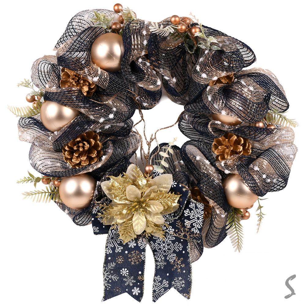 Декор рождественский Венок 40 см (R33921) - фото 4