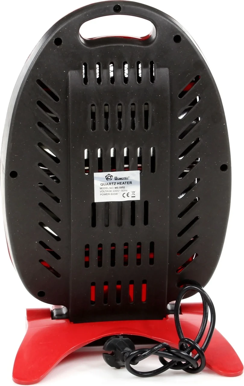 Инфракрасный обогреватель кварцевый Domotec Heater MS 5952 800 Вт Красный (29437775) - фото 4