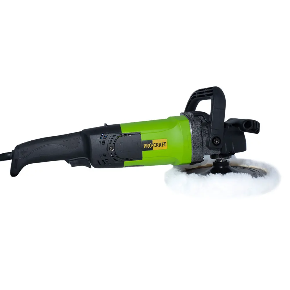 Машина полировально-шлифовальная ProСraft PM2100 с регулировками и полировочной насадкой 180 мм 2100 Вт - фото 3 Машина полировально-шлифовальная ProСraft PM2100 с регулировками и полировочной насадкой 180 мм 2100 Вт - фото 3