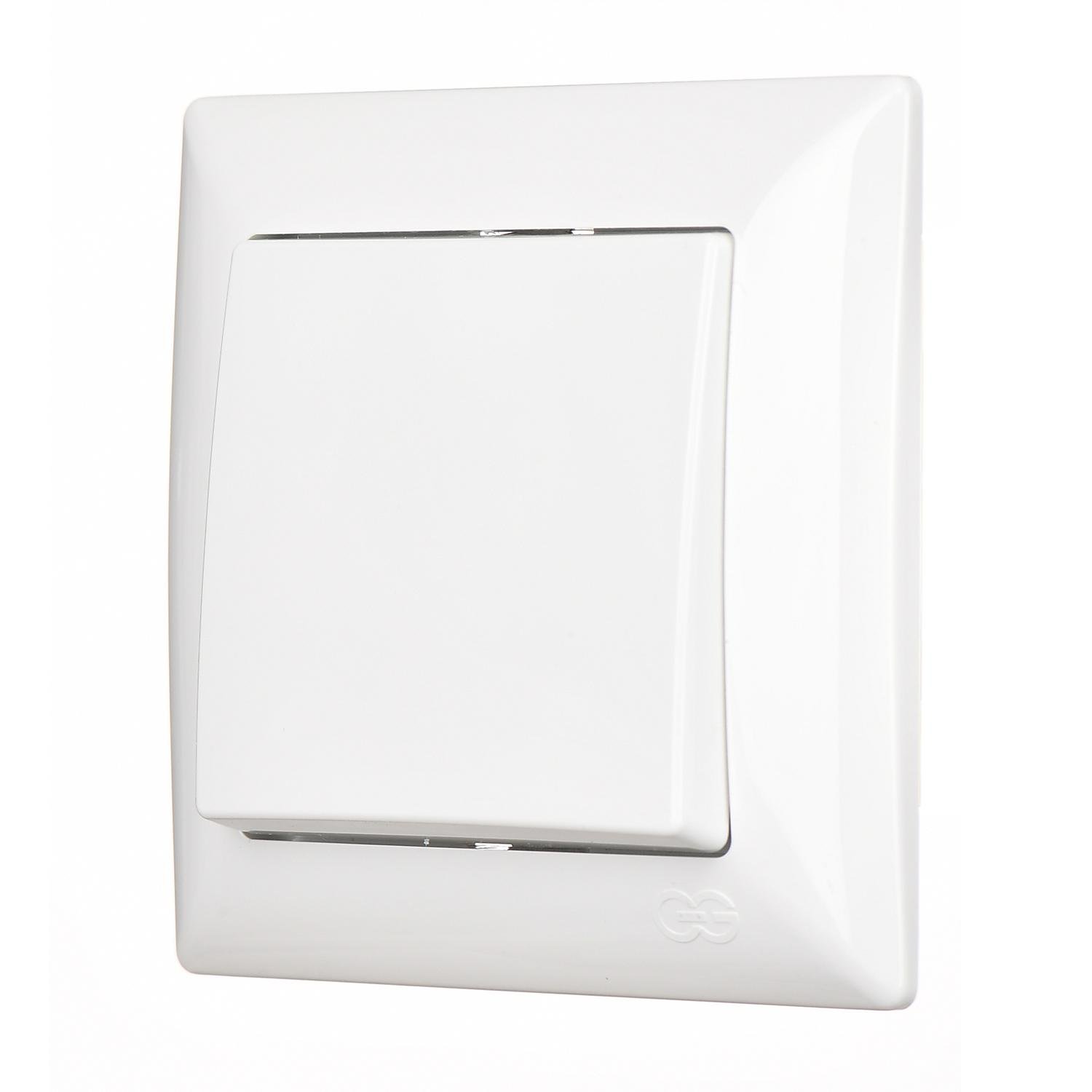 Вимикач одноклавішний Gunsan Visage Білий (VS 28 11 101) - фото 2 Вимикач одноклавішний Gunsan Visage Білий (VS 28 11 101) - фото 2