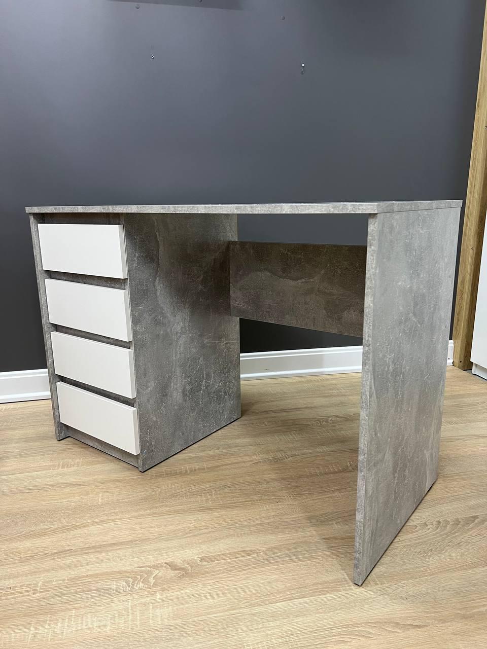 Стіл письмовий Арес лівий 1104х760х514 мм Бетон/Білий - фото 6 Стіл письмовий Арес лівий 1104х760х514 мм Бетон/Білий - фото 6