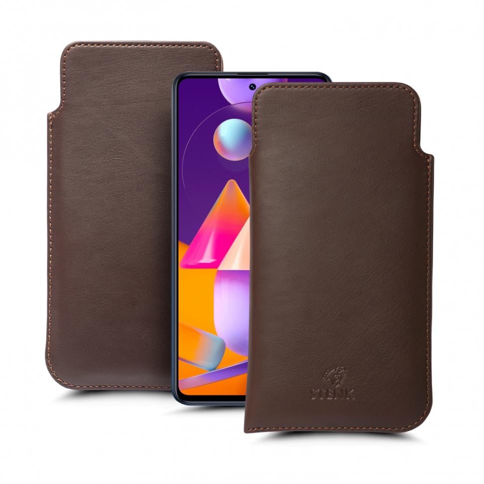 Футляр Stenk Elegance для Samsung Galaxy M31s Коричневый (67411) Футляр Stenk Elegance для Samsung Galaxy M31s Коричневый (67411)