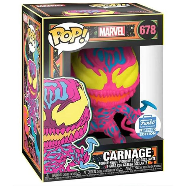 Фигурка коллекционная Funko POP Carnage Spider-Man Marvel Карнаж Марвел №678 (06/678) - фото 4