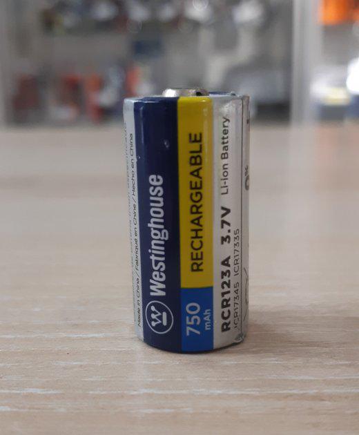 Акумулятор Westinghouse RCR123A/16340 3,7V 750 mAh (9067129) - фото 2