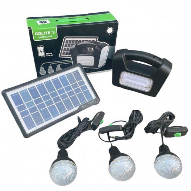 Фонарь для кемпинга GD 3 с зарядной солнечной станцией - фото 5