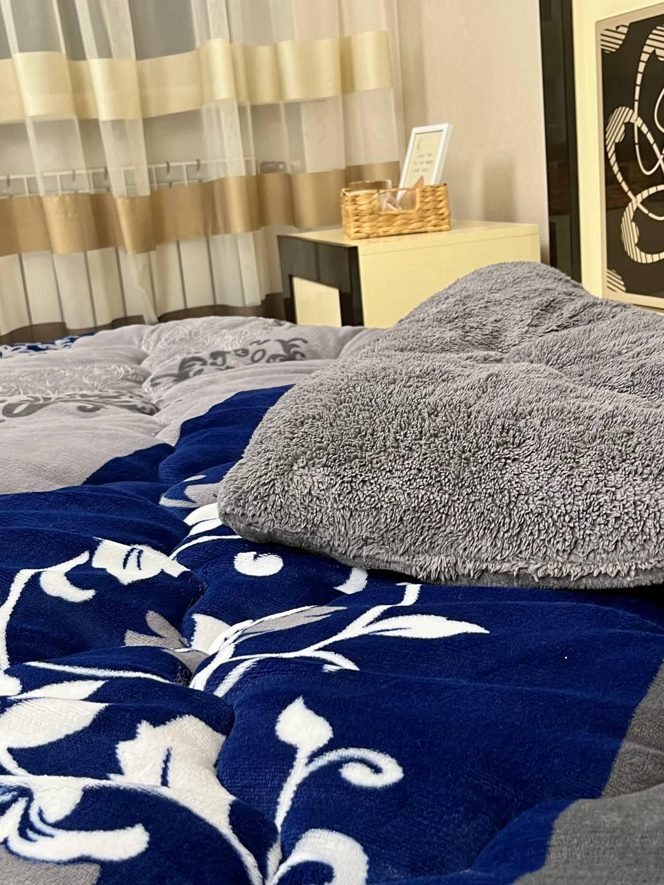 Покривало-ковдра фліс/вовна 195х215 см (др-07) - фото 4 Покривало-ковдра фліс/вовна 195х215 см (др-07) - фото 4