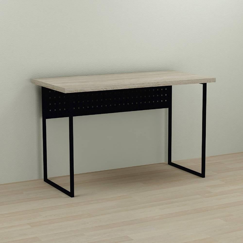 Компьютерный стол Ferrum-decor Майк ДСП 32 мм 75x100x60 см Черный/Дуб Сонома (FRD-103853)