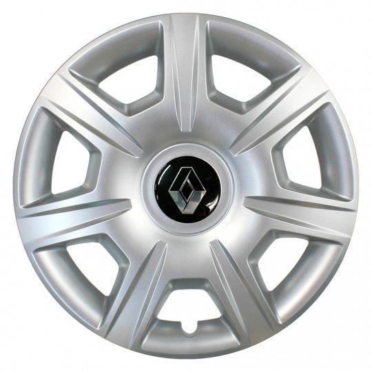 Автомобильные колпаки SKS 327 R15 с логотипом Renault 4 шт. Серебристый