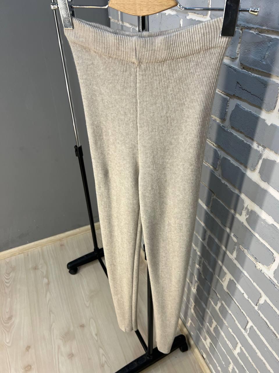 Лосины женские U 6161 вязка рубчик теплые с начесом на ангоре OS Бежевый (3180) - фото 5 Лосины женские U 6161 вязка рубчик теплые с начесом на ангоре OS Бежевый (3180) - фото 5