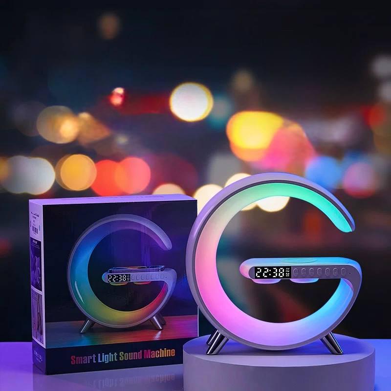Настільна лампа смарт G63 RGB G-Smart Light з бездротовою зарядкою 10W та Bluetooth колонкою 15 см (1601001) - фото 6